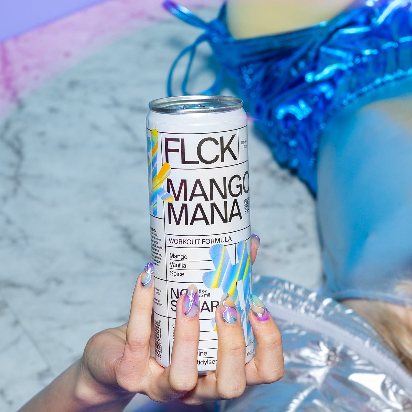 A can of FLCK Mango Mana