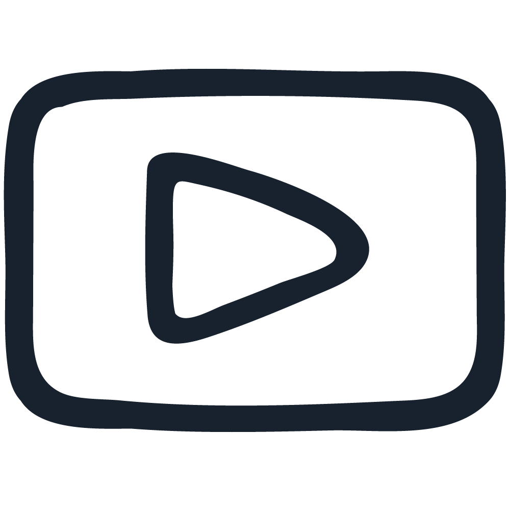 YouTube Logo Hand Drawn